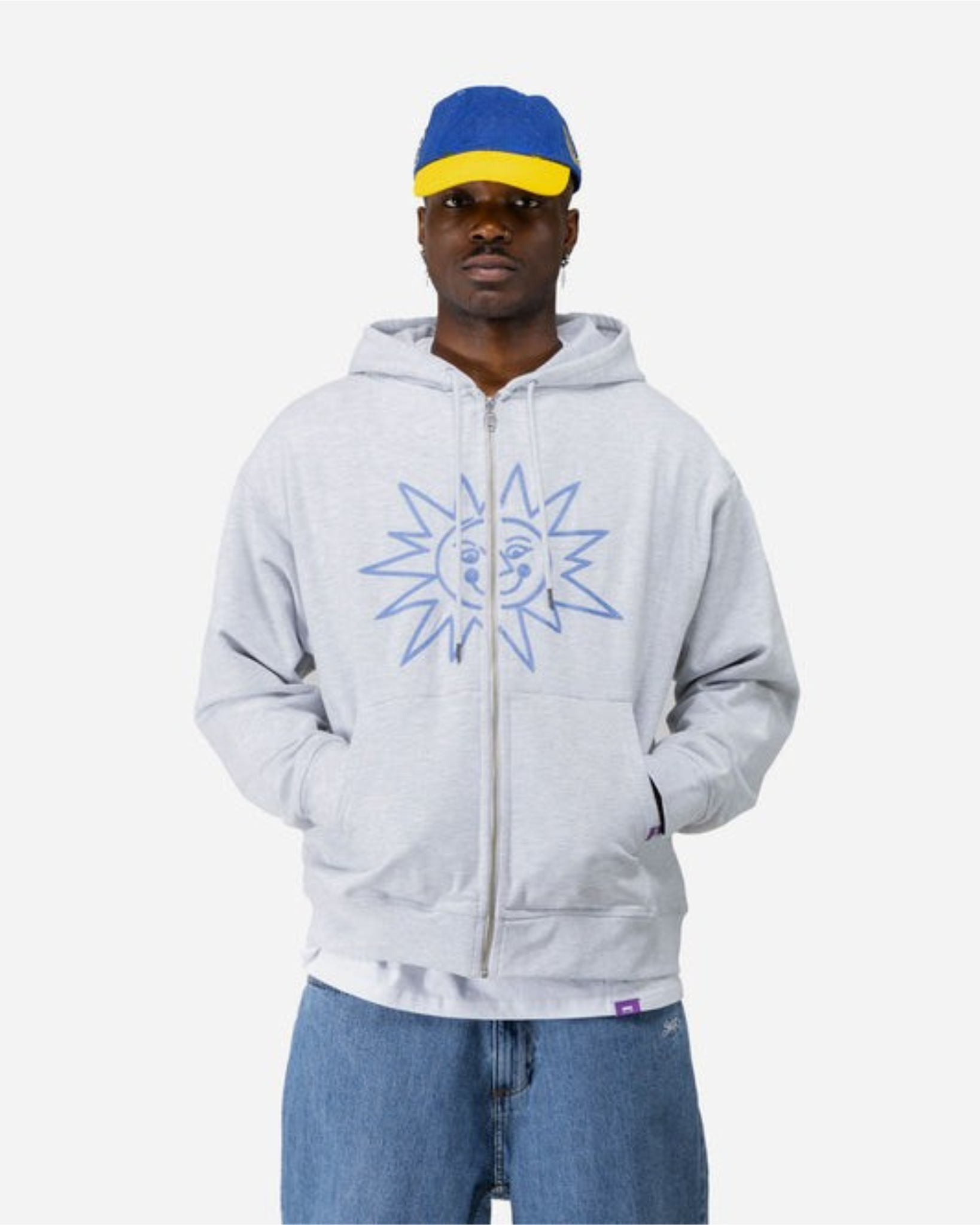 ZENITH HOODIE ZIP - GREY