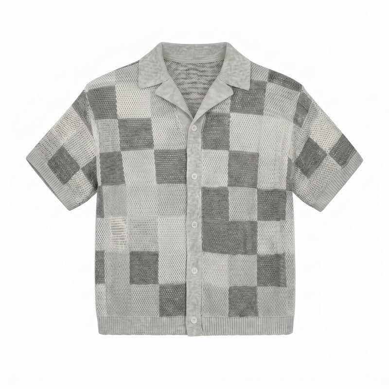 Ensemble jacquard damier
