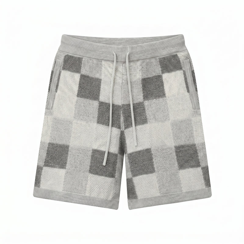 Ensemble jacquard damier