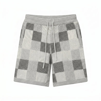 Ensemble jacquard damier
