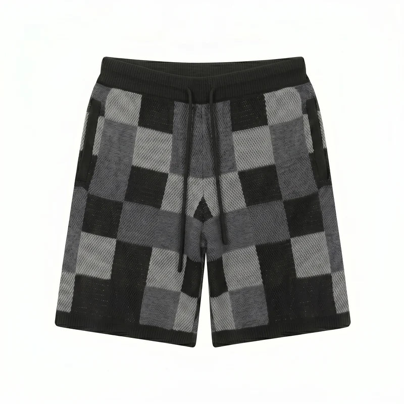 Ensemble jacquard damier