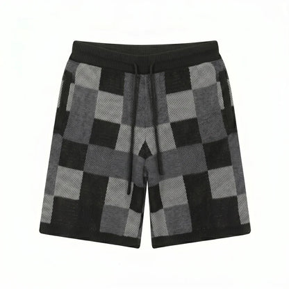 Ensemble jacquard damier